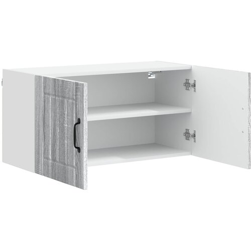  Ormar za Zid Lucca Siva sonoma 80 x 31 x 40 cm Slike