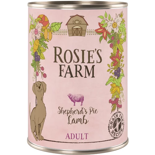 Rosie's Farm Ekonomično pakiranje Adult 24 x 400 g - janjetina