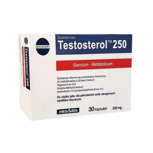 Megabol Testosterol 250 mg (30 kapsula) Slike