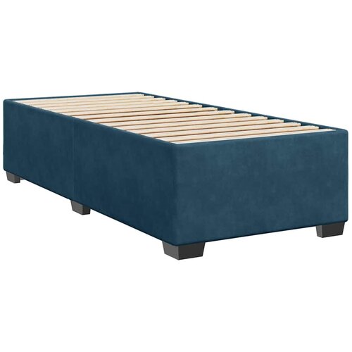 Box spring krevet s madracem tamnoplavi 90x200 cm bar&amp;scaron;unasti Slike