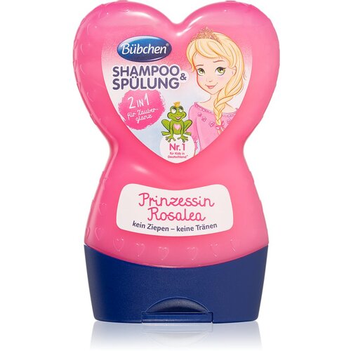 B&amp;uuml;bchen Kids Shampoo &amp;amp; Conditioner &amp;scaron;ampon in balzam 2 v1 Princess Rosalea 230 ml Slike