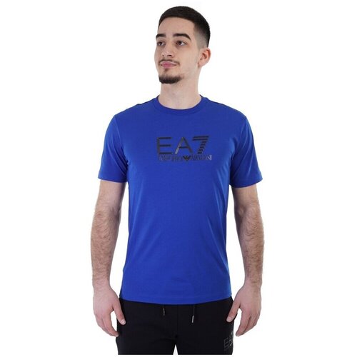 Emporio Armani Majice s kratkimi rokavi Ea7 Modra Cene