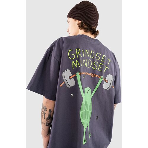 A-Lab Grindset Mindset Boxy T-shirt navy Cene