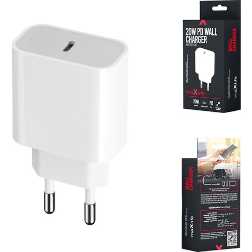  Punjač Maxlife MXTC-05 20W TYPE-C Cene