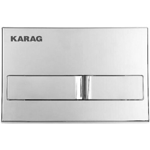 Karag WC tipka Carina krom gloss, T110002 Slike