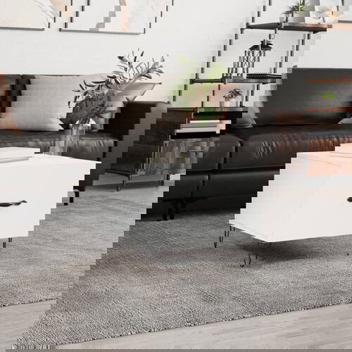 VidaXL Stolić za kavu bijeli 50 x 50 x 40 cm od konstruiranog drva Slike