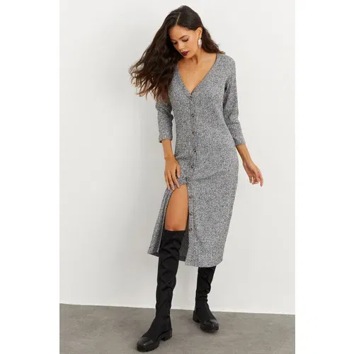 Cool & Sexy Dress - Gray - Shift