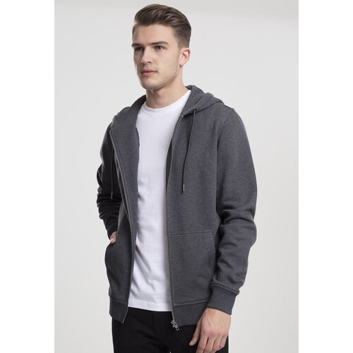 Urban Classics Basic Zipper Hoody Charcoal Slike