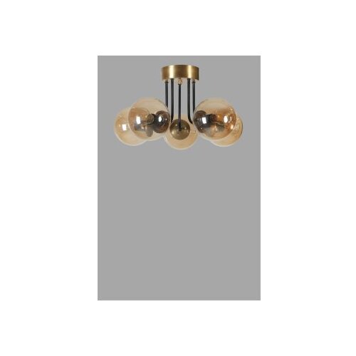 Opviq pablo 5 li eskitme bal Camlı avize ambergoldblack chandelier Cene