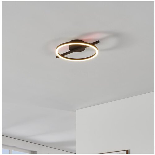Eglo 901113 - led stropno svetlo amandolo LED/17W/230V, crno, prigušiva + daljinski upravljač Cene