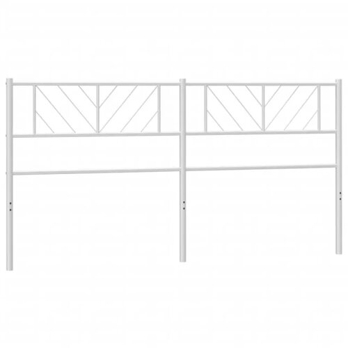 VidaXL Kovinsko vzglavje belo 200 cm, (20951775) Slike