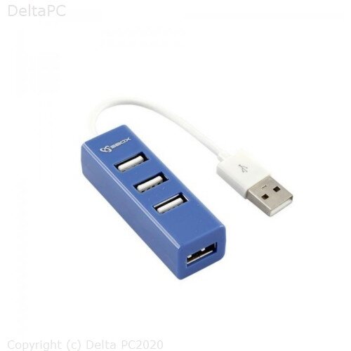 S Box SBOX USB HUB H-204 - USB-2.0 4 Port Plavi Cijene