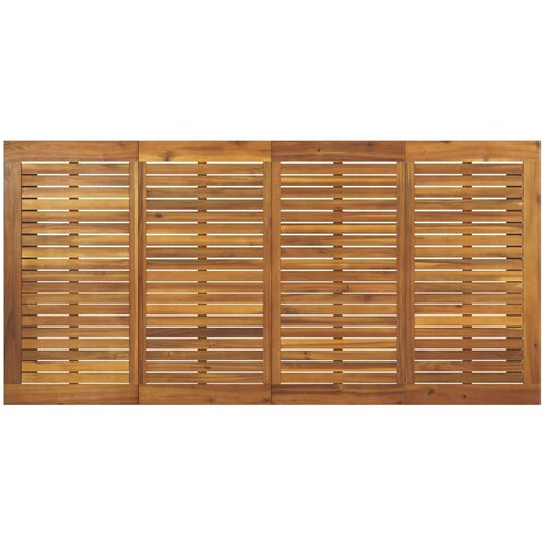  Vrtni set za objed 9 pcs Siva Čvrsto drvo akacije Slike