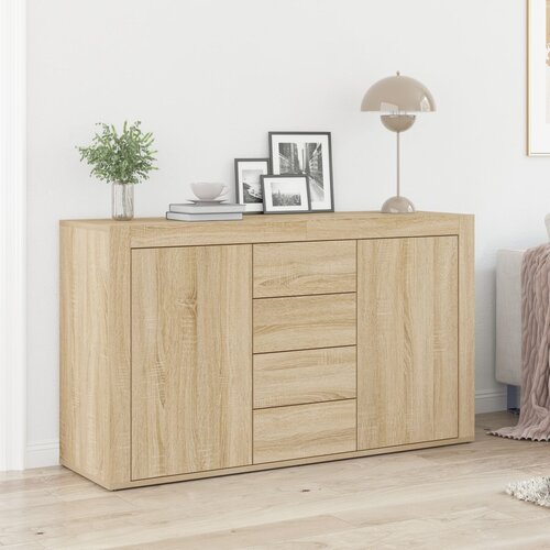 vidaXL postol hrast Sonoma konstruirano drvo 120 x 36 x 69 cm pohrana Cijene