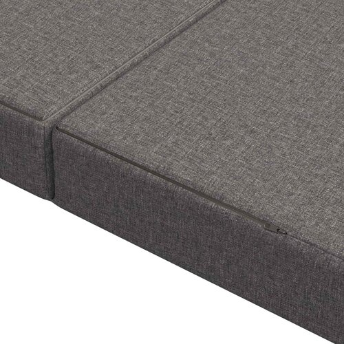 SOFA na razvlačenje 120 x 67 x 45 cm Svjetlosiva Slike