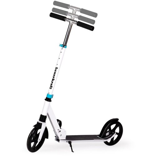  Romobil za djecu i mlade &amp;ndash; gradski, sklopivi, podesiva visina 95&amp;ndash;105 cm, kotači 200 mm, bijeli Slike
