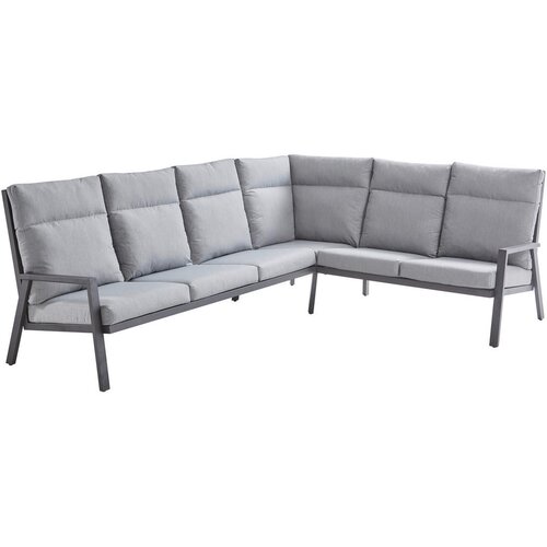 Amatio LOUNGE GARNITURA mrežasta prevleka aluminij Slike