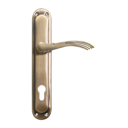 Madras doo Beograd Kvaka LENA za drvena vrata CILINDAR, paninirani mesing  BANE (1600.35.210) Cene