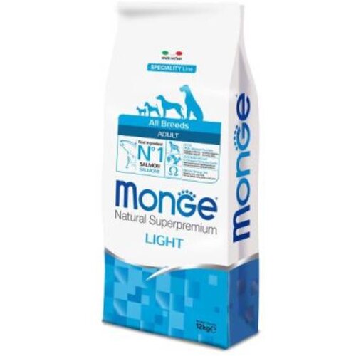 Monge All Breed Adult Light Losos 12kg Cene