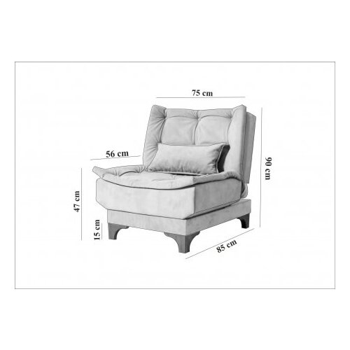 Atelier Del Sofa kelebek berjer - dark blue dark blue wing chair Cene
