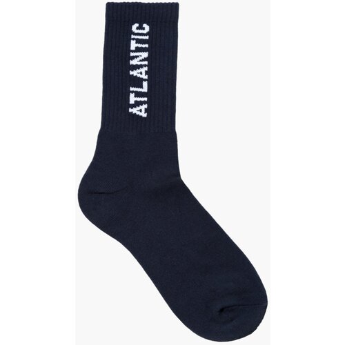 Atlantic men's Standard Length Socks - Navy Blue Slike