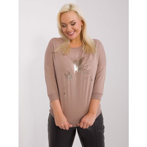 RELEVANCE Blouse-RV-BZ-9193.91-dark beige Cene