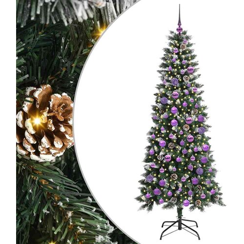 vidaXL Umestno božično drevo med 300 LED Zelena 76 x 76 x 180 cm, (5000068183) Cene