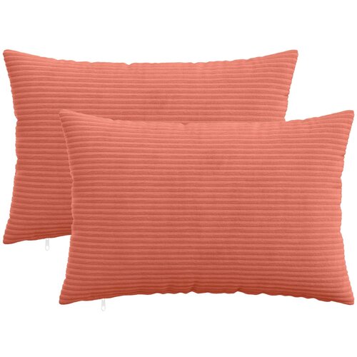  Presvlaka za jastuk 2 pcs HEERLEN Crvena narančasta 40 x 60 cm Cene