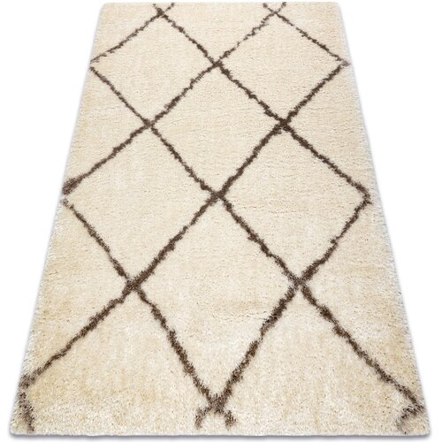 RugsX Preproge Preproga FLUFFY 2373 ko&scaron;ati re&scaron;etka, trellis - 180x270 cm Bež Cene