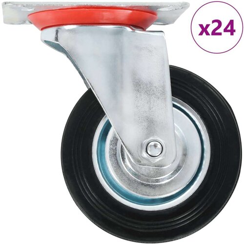Gibljiva kolesa 24 kosov 100 mm Slike