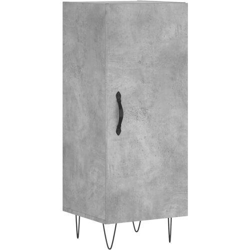 Maison Chic Komoda - Predalnik betonsko siva 34,5x34x90 cm inženirski les, (21718416) Slike