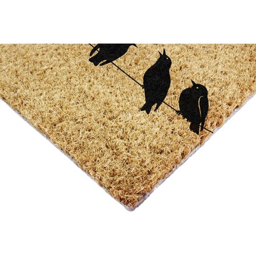 Artsy Doormats Predpražnik iz kokosovih vlaken 60x90 cm Birds On a Wire &amp;ndash; Slike