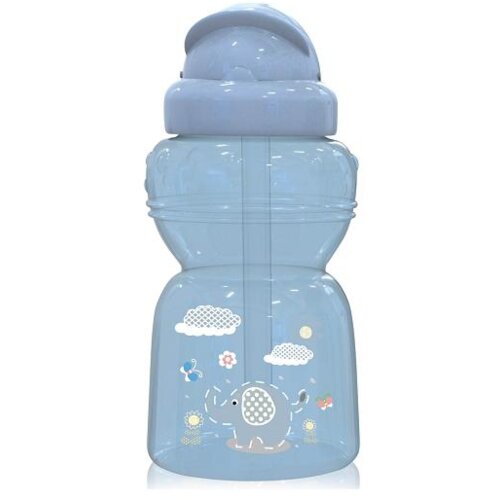 Sportska flasica sa slamcicom 12+ animals moonlight blue ( 10200730001 ) Slike