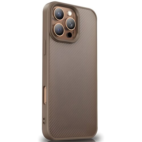  Za&scaron;titna futrola Wozinsky Carbon Fiber Case s MagSafe za Samsung Galaxy S25 - Smeđa KP39736 Cene