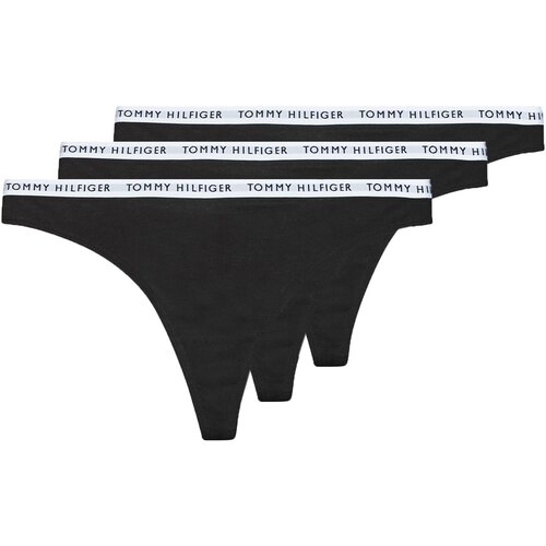 Tommy Hilfiger String THONG X3 Črna Slike