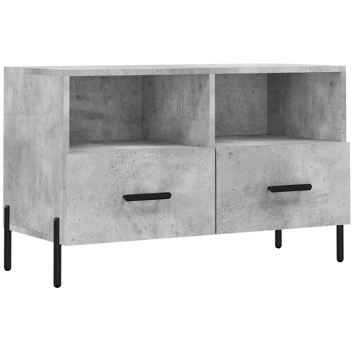 Maison Chic TV omarica - TV stojalo - Televizijska omarica betonsko siva 80x36x50 cm inženirski les, (21702114) Cene