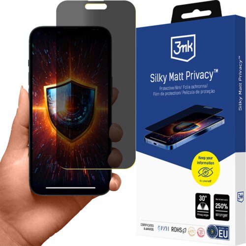 3mk SILKY MATT PRIVACY OVITEK ZA APPLE IPHONE 15 PRO MAX MATT, (21965077) Slike