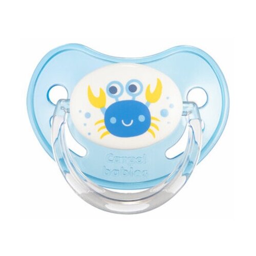 Canpol babies varalica orthodontic silicone 0-6m (1 pc) 22/506 love &amp;amp; sea - blue ( 22/506_blu ) Slike