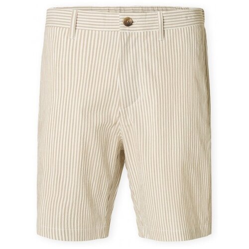Selected Kratke hlače &amp;amp; Bermuda Regular Shorts Karl - Kelp/Egret Bež Slike