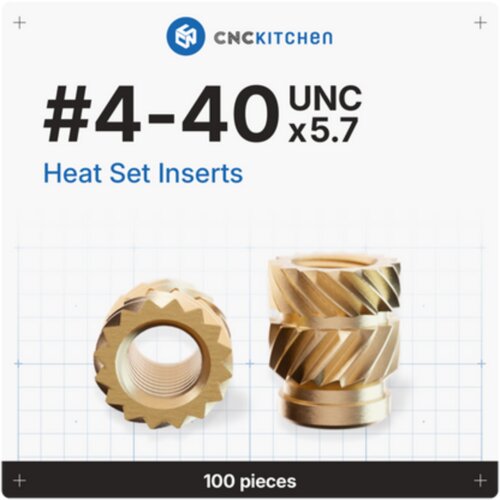 CNC Kitchen Umetak s navojem #4-40 UNC - #4-40 x 5.7 Slike