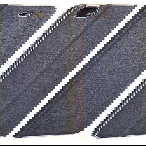  Premium preklopna torbica samsung galaxy s21 fe g990 - modra z zlatim robom Slike