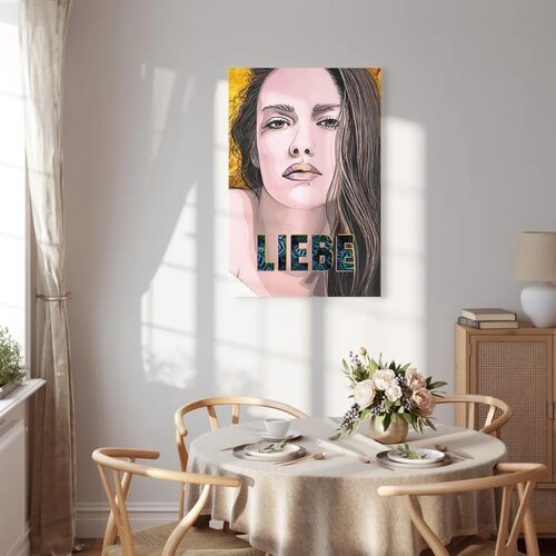  Slika - Liebe (1 Part) Vertical 80x120 Akustična Slike
