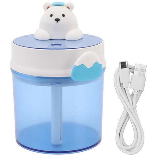 Venisymlis Prenosni Vlažilec Usb - Oblika Srčkanega Medveda, Velika Zmogljivost, Ultrazvočni Mini Namizni Računalnik, Moder - Primeren Za Domačo Spalnico, (22060950) Cene