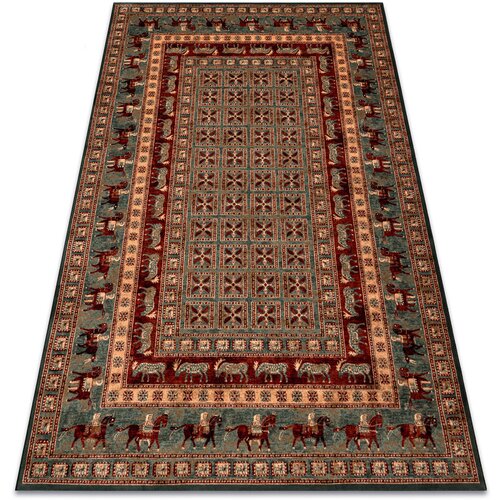 RugsX Preproge Preproga volna KASHQAI 4301 401 orientalski, okvir 200x300 cm Zelena Cene