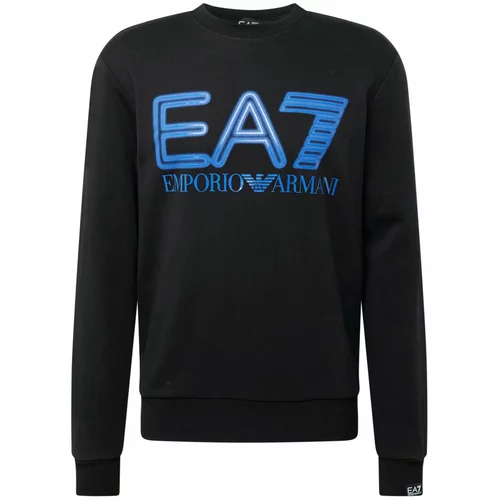 Ea7 Emporio Armani Majica modra / črna