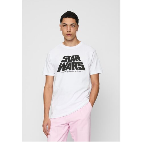 Merchcode White T-shirt with the original Star Wars logo Cene