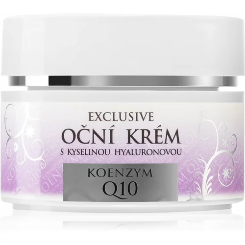Bione Cosmetics Exclusive Q10 krema za predel okoli oči s hialuronsko kislino 51 ml