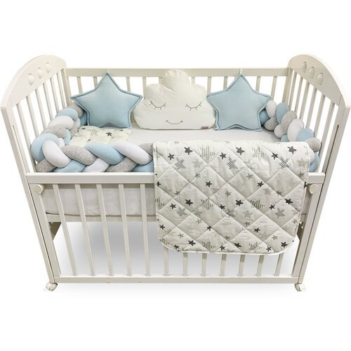 Baby Textil komplet posteljina za krevetac bambino plavi, 120x60 cm 3100635 Slike
