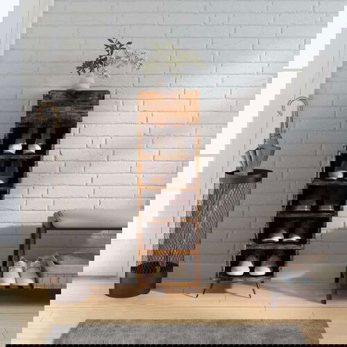 Ormarić za cipele boja hrasta 30x35x105 cm konstruirano drvo Cijene