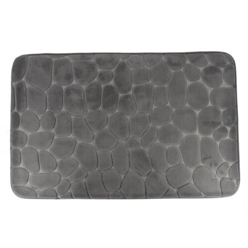 Tendance kupaonski tepih pebble 50&times;80 cm memorijska pjena, tamno siva Cijene